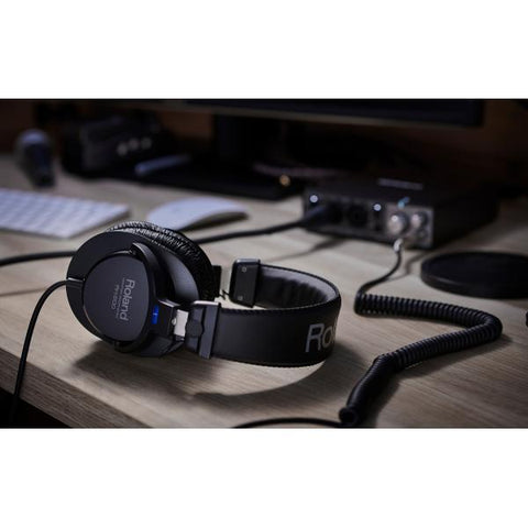 Roland RH-200 cuffia e auricolare Cuffie Cablato A Padiglione MUSICA Nero