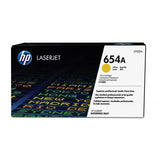 HP 654A TONER GIALLO PER COLOR LASERJET ENTERPRISE M651N/COLOR LASERJET M651DN/M651XH GARANZIA ITALIA (CF332A)
