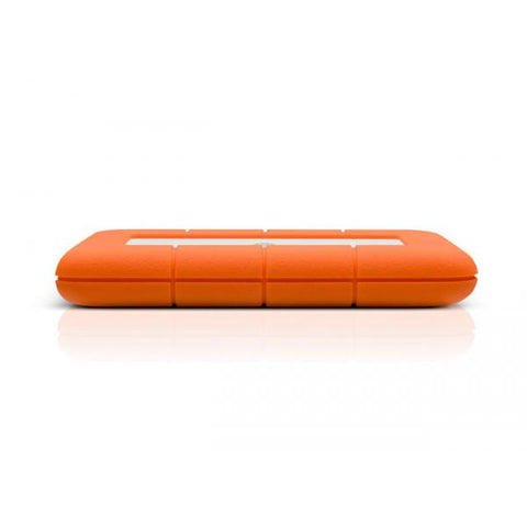 LaCie Rugged Mini, 2TB disco rigido esterno 2000 GB Alluminio, Arancione