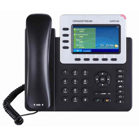 Grandstream Networks GXP2140 telefono IP Nero 4 linee LCD