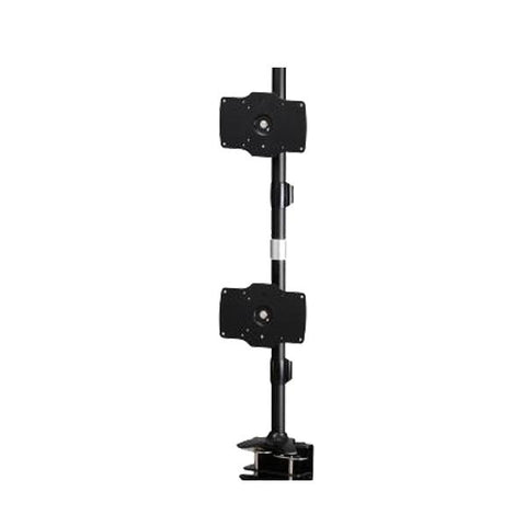 Amer AMR2C32V Supporti a parete per TV 81,3 cm [32] Scrivania Nero (DUAL MONITOR VERTICAL CLAMP - MOUNT MAX32IN)