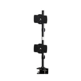 Amer AMR2C32V Supporti a parete per TV 81,3 cm [32] Scrivania Nero (DUAL MONITOR VERTICAL CLAMP - MOUNT MAX32IN)