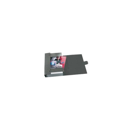 ESSELTE C04 DELSO LINE CARTELLE PROGETTO IN FIBRONE 250X350 mm DORSO 4 CM COL. GRIGIO CONF 5 Pz.