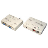 Cables Direct KVM-VGAXT moltiplicatore di rete Ricevitore e trasmettitore di rete (SVGA Extender Over Cat5e)