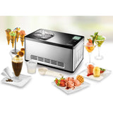 Unold 48845 Gelatiera compressore 180W 2L Nero, Acciaio inossidabile macchina per gelato