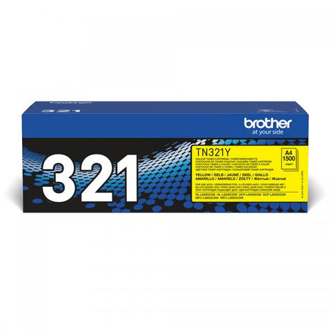 TÓNER BROTHER TN-321Y GIALLO 1500 PP X HL-L8250CDN DCP-L8400CDN MFC-L8650CDW HL-L8350CDW DCP-L8450CDW MFC-L8850CDW