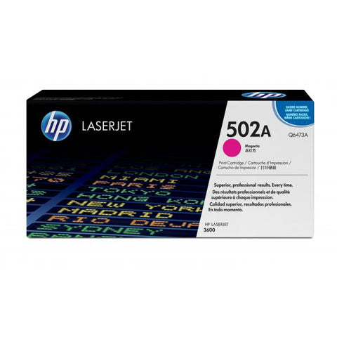 HP 502A TONER MAGENTA PER CLJ 3600 4.000PG GARANZIA ITALIA (Q6473A)