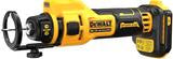 DEWALT DCE555N-XJ Akku-Trockenbaufrse 18 V - Akku-Technologie: 18 Volt XR Li-Ion Leerlaufdrehzahl: 26.000 min-1 Werkzeugaufnahme: 1/4" und 1/8" Gewicht (inkl. 2/5 Ah-Akku): 1,2/1,4 kg (DCE555N-XJ)