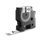 DYMO D1 RHINOPRO NASTRO IN NYLON PER STAMPANTI A TRASFERIMENTO TERMICO 19MM X 3.5MT COLORE BIANCO STAMPA NERO (18489)