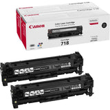 Paquete de tóner negro CANON 718 para i-SENSYS LBP7210, LBP7660, LBP7680, MF728, MF729, MF8340, MF8360, MF8540, MF8550, MF8580 CONF 2.