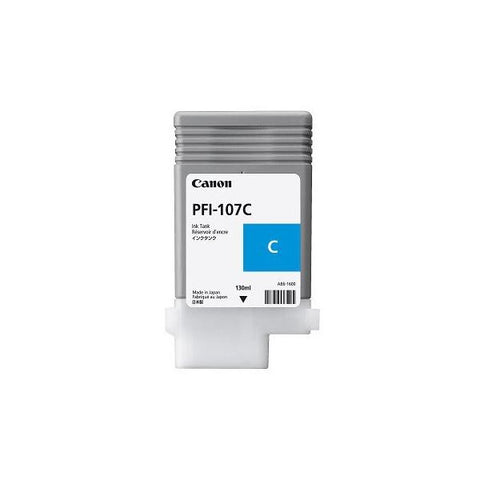 CANON SERBATOIO PULGADAS. CIAN PFI-107 C SINGOLO (130ml) x IPF 670 680 685 770 780 785