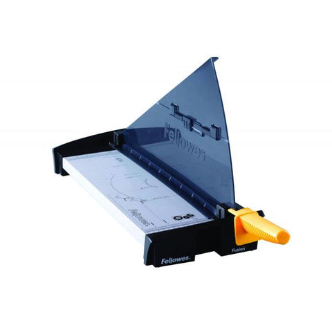 FELLOWES FUSION TAGLIERINA A LEVA A3 PIANO IN ACCIAIO CAPACITA' 10 FOGLI LUNGHEZZA TAGLIO 455 mm