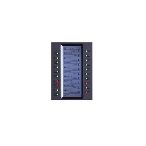 Grandstream Networks GXP2200EXT modulo add-on IP 20 pulsanti Nero