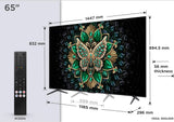 TCL C6K 65C6K, 165,1 cm (65"), 3840 x 2160 pikseli, QD-Mini LED, Smart TV, WLAN
