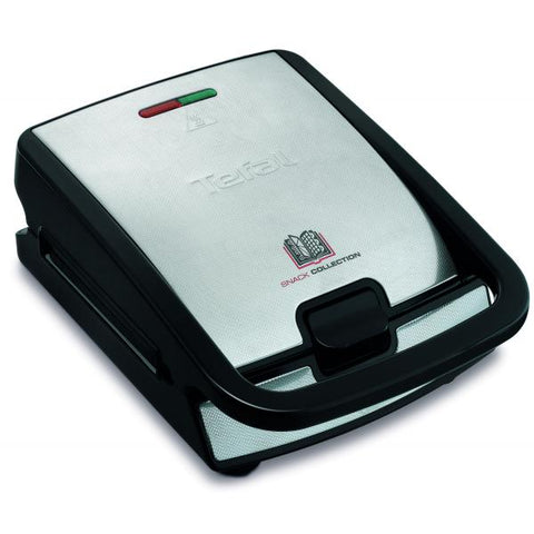 Tefal Snack Collection SW 852 D tostiera 700 W Nero, Acciaio inossidabile