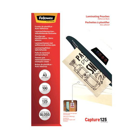 Fellowes 5329001 pellicola per plastificatrice A3 100 pezzo(i)