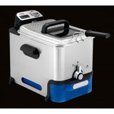 Tefal Oleoclean Pro Inox & Design FR8040 3,5 L Singolo Nero, Acciaio inossidabile 2300 W
