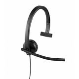 LOGITECH H570E MONO CUFFIA MONOAURALE CON MICROFONO CAVO 1MT CONNETTORE USB COLORE NERO