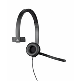 LOGITECH H570E MONO CUFFIA MONOAURALE CON MICROFONO CAVO 1MT CONNETTORE USB COLORE NERO