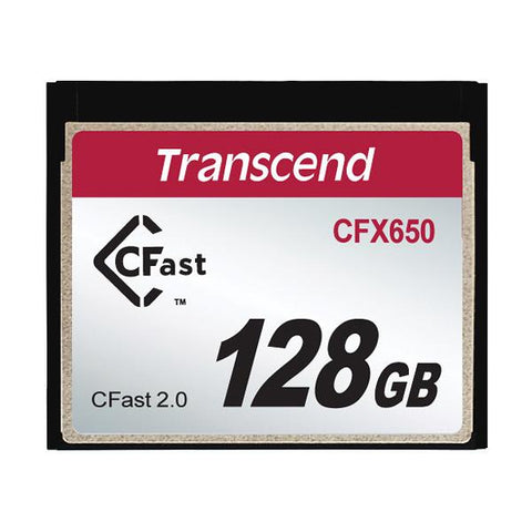 Transcend CFX650 memoria flash 128 GB CFast 2.0 MLC