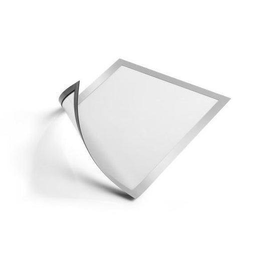 DURABLE DURAFRAME CORNICE ESPOSITIVA A FISSAGGIO MAGNETICO 323X236 mm A4 ARGENTO CONF 5 Pz.