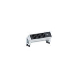 Bachmann DESK 2 prolunghe e multiple 0,2 m 3 presa(e) AC Nero, Bianco