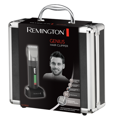 REMINGTON HC5810 TAGLIACAPELLI RETE/RICARICABILE LAME IN CERAMICA AUTOAFFILANTI 10 PETTINI CON CUSTODIA PROFESSIONALE IN ALLUMINIO