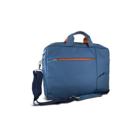ATLANTIS LAND P004-S410-A6-16 BORSA PER NOTEBOOK FINO A 15.6" GUAINA PROTETTIVA PORTAOGGETTI PORTADOCUMENTI CINGHIA+TRACOLLA IN NYLON COLORE BLU