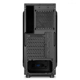 SHARKOON VS4-S CASE MIDI TOWER ATX 6 SLOT ESPASIONAL 2 USB 2.0 BAHÍA FRONTAL DA 2.5"/3.5"/5.25" COLOR NEGRO 