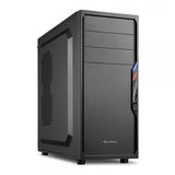 SHARKOON VS4-S CASE MIDI TOWER ATX 6 SLOT ESPANSIONE 2 USB 2.0 FRONTALI BAY DA 2.5"/3.5"/5.25" COLORE NERO