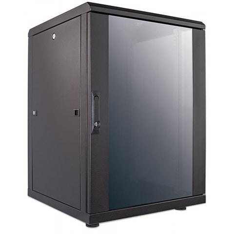Intellinet 713061 rack 16U Rack indipendenti Nero (NETWORK CABINET FREE STANDING- - 16U [STANDARD 600MM BLACK FLATP)