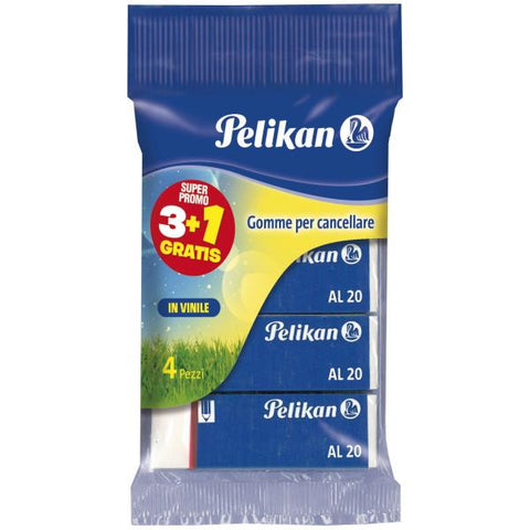 PELIKAN AL 20 005470 GOMME IN PLASTICA PER MATITA CONF. 3PZ.