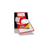 MARKIN 210C556 CONFEZIONE 4.800 ETICHETTE ADESIVE 24.75x52.50 MM COLORE BIANCO FINITURA OPACA