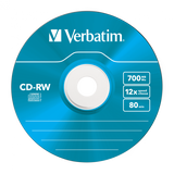 VERBATIM 43167 5 JEWEL CASE CD-RW 12X