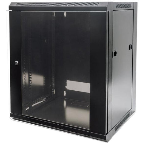 Intellinet 711883 rack 12U Da parete Nero (NETWORK CABINET WALL MOUNT 12U- - [STANDARD] 600MM BLACK FLATPACK)