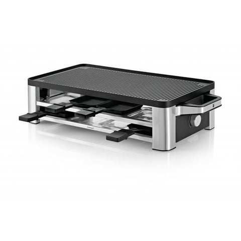 WMF Lono 04.1504.0011 griglia per raclette 8 persona(e) Nero, Cromo 1500 W