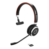 Jabra Evolve 65 UC Mono Auricolare Con cavo e senza cavo A Padiglione Ufficio Micro-USB Bluetooth Nero