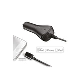 CELLY CCIP5 CARICABATTERIE DA AUTO PER IPHONE 5/S/C IPOD CONNETTORE LIGHTNING COLORE BLACK