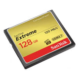 Sandisk CF Extreme 128GB memoria flash CompactFlash