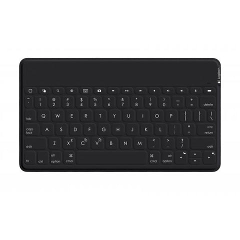 LOGITECH KEYS-TO-GO APPLE iPAD/APPLE TV/iPHONE TASTIERA BLUETOOTH QWERTY ITALIANA TASTI SCELTA RAPIDA iOS NERO
