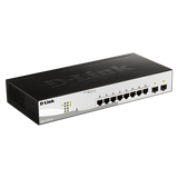 D-LINK DGS-1210-10 SWITCH 10 PUERTOS LAN RJ-45 10/100/1000 2 PUERTOS UPLINK SFP COLORE NERO GARANZIA ITALIA 