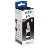 TINTA EPSON C13T664140 NERO FLACONE DA 70ML X ECOTANK L300 L355 L555 ET-2500 ET-2550 ET-2600 ET-2650 ET-4500 ET-14000