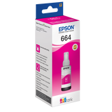 TINTA EPSON C13T664340 MAGENTA FLACONA DA 70ML X ECOTANK L300 L355 L555 ET-2500 ET-2550 ET-2600 ET-2650 ET-4500 ET-14000 ET-16500