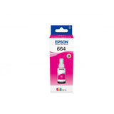 INK EPSON C13T664340 MAGENTA FLACONE DA 70ML X ECOTANK L300 L355 L555 ET-2500 ET-2550 ET-2600 ET-2650 ET-4500 ET-14000 ET-16500