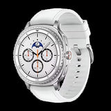 Samsung Galaxy Watch8 Classic Smartwatch 46mm, Edelstahl, 1.3 AMOLED, 64 GB, BT" Wei (SM-L500NZWAXEF)