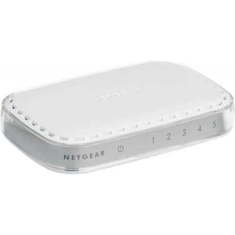 NETGEAR GS605-400PES SWITCH 5 PORTE LAN RJ-45 10/100/1000 COLORE BIANCO