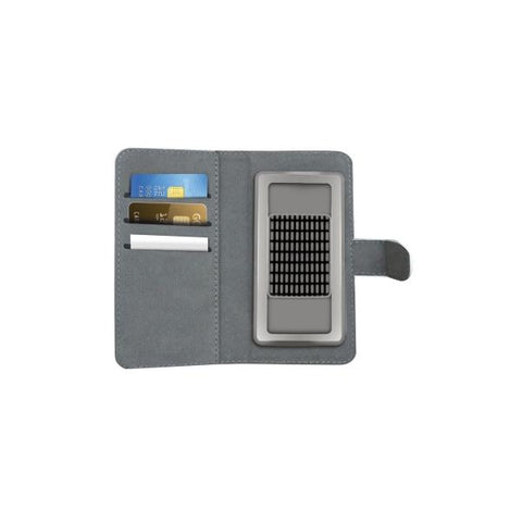 CELLY CUSTODIA UNIVERSALE TAGLIA XXL A PORTAFOGLIO IN ECOPELLE COLORE BIANCO/GRIGIO