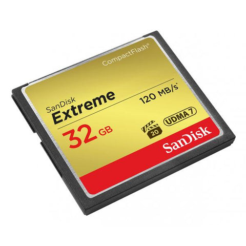 Sandisk 32GB Extreme memoria flash CompactFlash