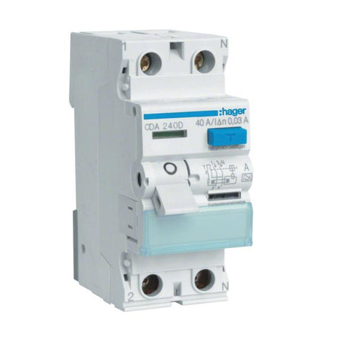 Hager CDA240D 2P interruttore automatico