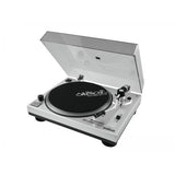Omnitronic 10603043 giradischi per DJ Piatto per DJ con trasmissione a cinghia Argento